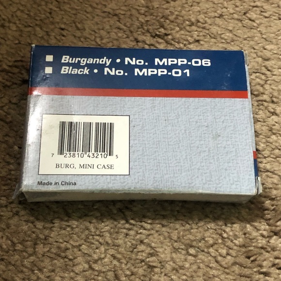 Mini Attache Handcrafted Miniature Briefcase- A business in credit card holder - Picture 6 of 6